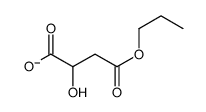 2-hydroxy-4-oxo-4-propoxybutanoate Structure