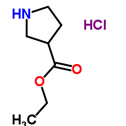 吡咯烷-3-羧酸乙酯盐酸盐结构式