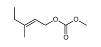 methyl 3-methylpent-2-enyl carbonate Structure