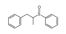 1-methyl-2-phenylethyl phenyl sulfoxide Structure