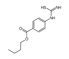 butyl 4-(carbamothioylamino)benzoate结构式