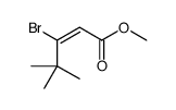methyl 3-bromo-4,4-dimethylpent-2-enoate Structure