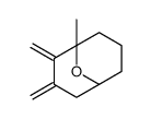 5-methyl-3,4-dimethylidene-9-oxabicyclo[3.3.1]nonane Structure