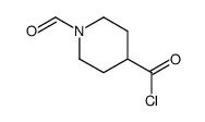 1-甲酰基-哌啶-4-羰酰氯结构式