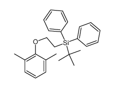 tert-butyl(2-(2,6-dimethylphenoxy)ethyl)diphenylsilane Structure
