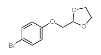 2-(4-溴苯氧基甲基)-[1,3]二氧戊环结构式