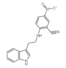 2-{[2-(1H-Indol-3-yl)ethyl]amino}-5-nitrobenzonitrile结构式
