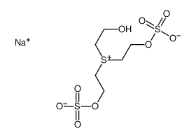 sodium 2-[(2-hydroxyethyl)[2-(sulphonatooxy)ethyl]sulphonio]ethyl sulphate结构式
