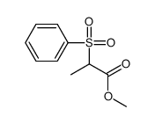 methyl 2-(benzenesulfonyl)propanoate Structure