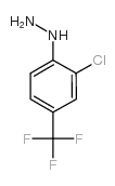 2-氯-4-(三氟甲基)苯肼结构式