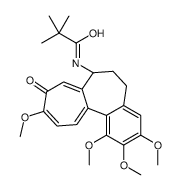 2,2-Dimethyl-N-[(S)-5,6,7,9-tetrahydro-9-oxo-1,2,3,10-tetramethoxybenzo[a]heptalen-7-yl]propionamide Structure