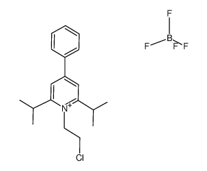 1-(2-Chloroethyl)-2,6-diisopropyl-4-phenylpyridinium tetrafluoroborate Structure