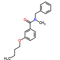 N-Benzyl-3-butoxy-N-methylbenzamide结构式