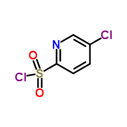 5-氯吡啶-2-磺酰氯结构式