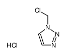 1-(chloromethyl)-1,2,3-triazole hydrochloride结构式