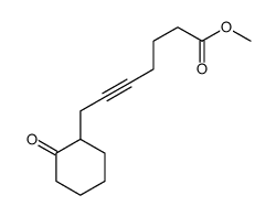 methyl 7-(2-oxocyclohexyl)hept-5-ynoate结构式