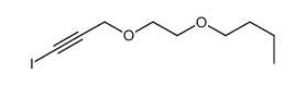 1-[2-(3-iodoprop-2-ynoxy)ethoxy]butane Structure