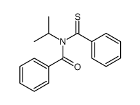 N-(benzenecarbonothioyl)-N-propan-2-ylbenzamide结构式