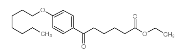 ETHYL 6-(4-HEPTYLOXYPHENYL)-6-OXOHEXANOATE结构式