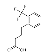 4-(2-(三氟甲基)苯基)丁酸结构式