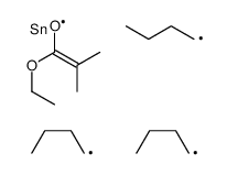 ethyl 2-methyl-2-tributylstannylpropanoate Structure