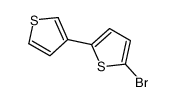 2-bromo-5-thiophen-3-ylthiophene Structure