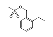 Benzenemethanol, 2-ethyl-, 1-methanesulfonate Structure