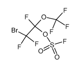 1-trifluoromethoxy-2-bromotrifluoroethyl fluorosulfate结构式
