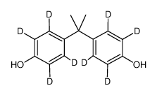 双酚-A-2,2’,3,3’,5,5’,6,6’-D8结构式