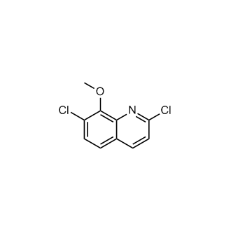 2,7-二氯-8-甲氧基喹啉结构式