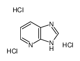 3H-咪唑并[4,5-b]吡啶 3盐酸盐结构式