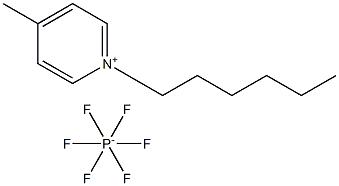 1-Hexyl-4-methylpyridin-1-ium hexafluorophosphate(V) Structure