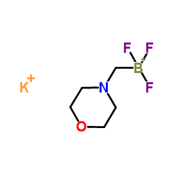 potassiumtrifluoro(morpholinomethyl)borate structure