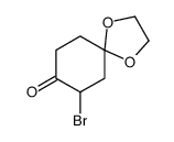 7-bromo-1,4-dioxaspiro[4.5]decan-8-one Structure