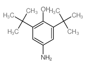4-氨基-2,6-二-叔丁基苯酚结构式