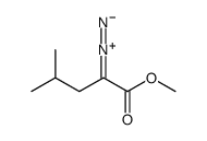 2-diazonio-1-methoxy-4-methylpent-1-en-1-olate结构式