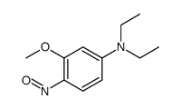 N,N-二乙基-3-甲氧基-4-亚硝基苯胺结构式