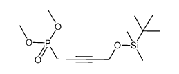 4-t-butyldimethylsilyloxy-but-2-yn-dimethylphosphonate Structure