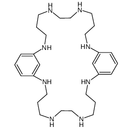 2,6,9,13,19,23,26,30-octaazatricyclo[29.3.1.114,18]hexatriaconta-1(35),14(36),15,17,31,33-hexaene结构式