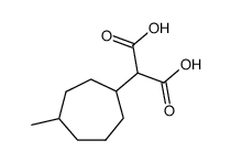 (4-methyl-cycloheptyl)-malonic acid Structure