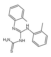 (N,N'-di-o-tolyl-carbamimidoyl)-thiourea Structure