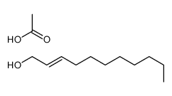 acetic acid,undec-2-en-1-ol结构式