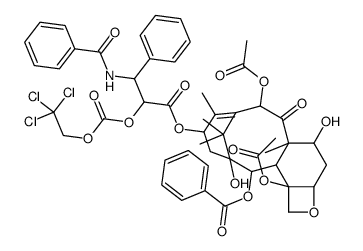 2'-O-{[(2,2,2,-Trichloroethyl)oxy]carbonyl Paclitaxel Structure