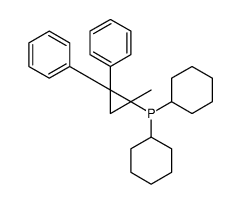(1-甲基-2,2-二苯基环丙基)二环己基膦结构式