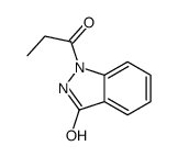 1-propanoyl-2H-indazol-3-one结构式