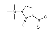 2-oxo-3-trimethylsilylimidazolidine-1-carbonyl chloride结构式