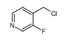 4-Chloromethyl-3-fluoro-pyridine Structure