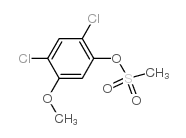 2,4-Dichloro-5-methoxyphenyl methanesulfonate Structure