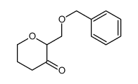 2-(phenylmethoxymethyl)oxan-3-one结构式