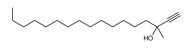 3-methylheptadec-1-yn-3-ol结构式